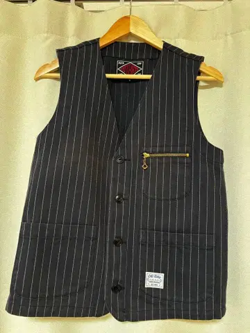 CUTRATE 네이비 스트라이프 베스트 S 사이즈