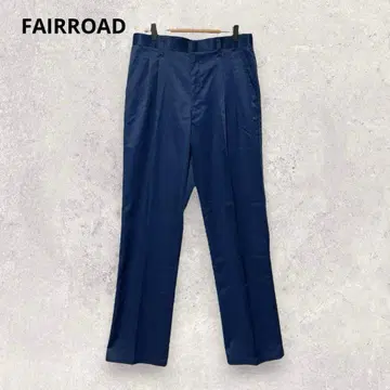 FAIRROAD 페어로드 슬랙스 W82 네이비 고급 심플