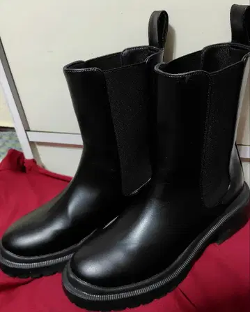 니코앤드 - 블랙 사이드 고어 부츠 L