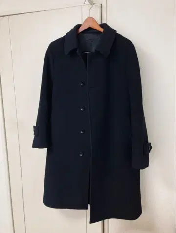 유니클로 고급 울 코트 블랙