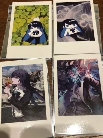 Ado 요다카 폴라로이드풍 트레이딩 카드 4장 세트