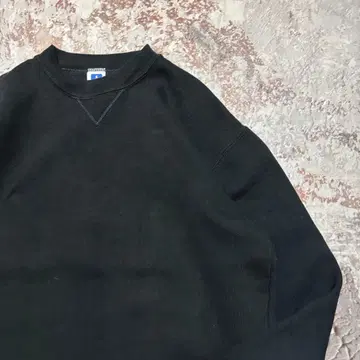 90s USA제 러셀 맨투맨 트레이닝복 블랙 M