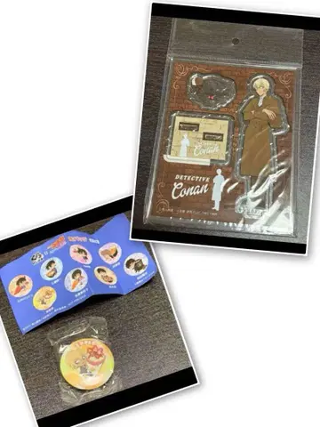 명탐정 코난 아무로 토오루 아크릴 스탠드 캔뱃지 2개 세트