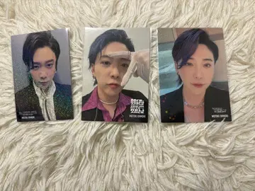 오오모리 모토키 레어 포토 카드 3장 세트