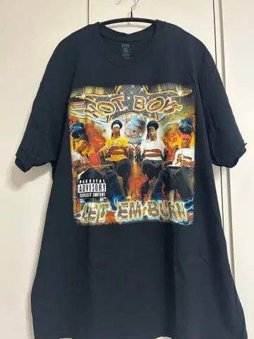 HOT BOY LET 'EM BURN 셔츠 XL