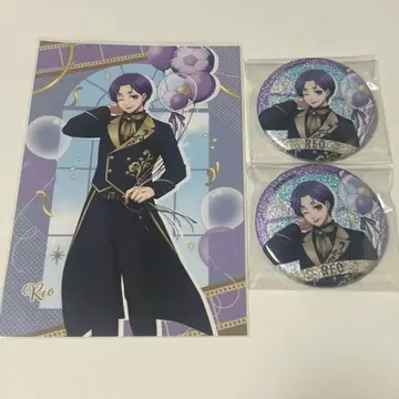 AGF 블루 록 크랙 특전 엽서 캔뱃지 미카게 레오