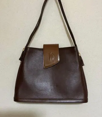 나카자와 가방 브라운 가죽 백