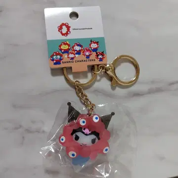 쿠로미 산리오 미야쿠미야쿠 클리어 컬러 마스코트 키링