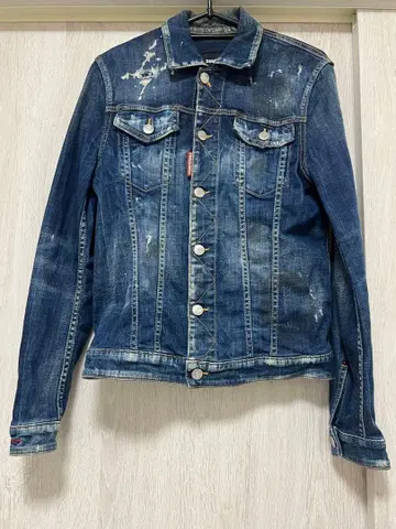 DSQUARED2 데미지 데님 자켓 42