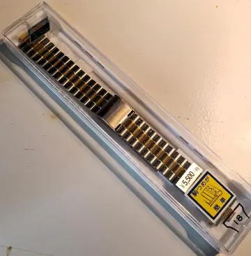 손목시계 푸시식 스테인리스 벨트 실버 18mm 미사용품