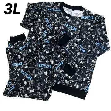 PEANUTS 스누피 SNOOPY 맨투맨 상하의 세트 빅 사이즈