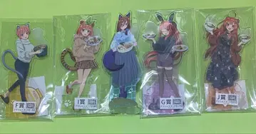 5등분 캐릭터랫 복권 아크릴 스탠드 컴프