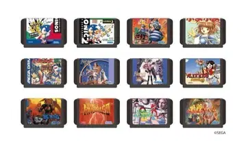 메가 드라이브 카트리지형 핀 배지 새상품 전 종류 세트 핀즈 익명 배송