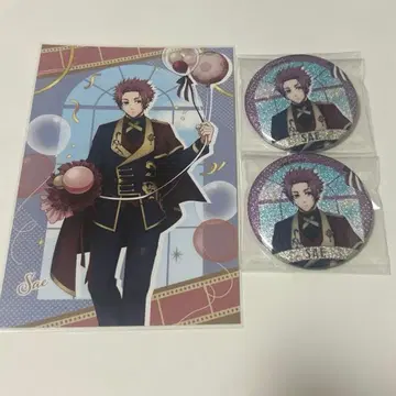 AGF 블루 록 크랙스 혜택 엽서 벌룬 캔뱃지 이토시 사에