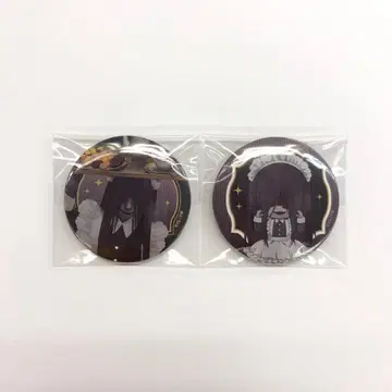 문자화화 THE 캐릭터 카페 기어다니는 남자 캔뱃지 2개 세트