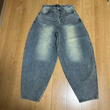 벌룬 워시드 데님