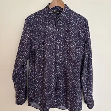 폴 스튜어트 미니 플라워 무늬 프린트 셔츠