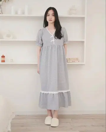 [ emuu ] 체크룸 원피스