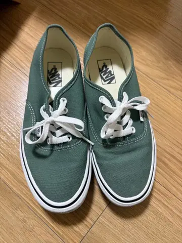 Vans 그린 로우컷 스니커즈