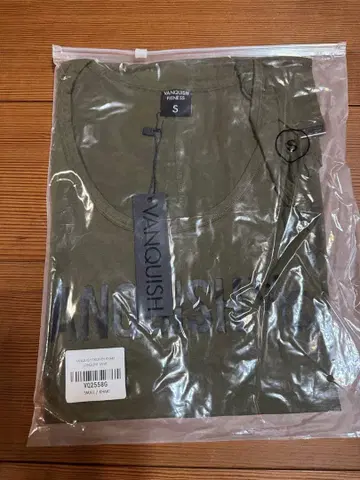 뱅퀴시 피트니스 탱크탑 카키색 S