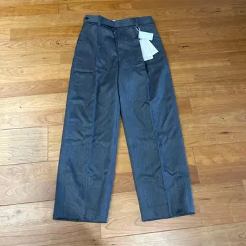 새상품 qualite 칼리테 팬츠 울 혼방 깔끔 슬랙스 일본제