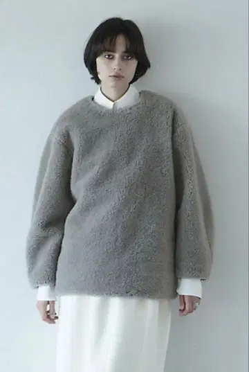 CLANE BULKY LINE BOA TOP S 그레이