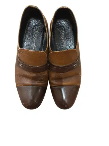 vintage 가죽 신발 브라운 25.5cm