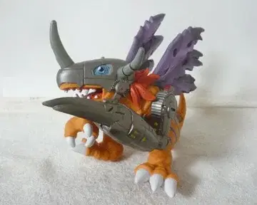 고품질 디지몬 어드벤처 다이나모션 메탈그레이몬 피규어