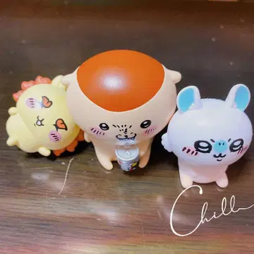 치이카와 (먼작귀) 캡슐 토이 피규어 하치와레 밤만쥬 시사 3개