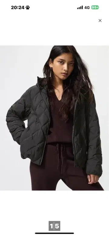 퍼프 테크 후드티