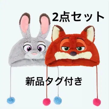 주토피아 닉 주디 팬캡 디즈니 미사용 새상품 택 포함