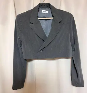 EVRIS 그레이 테일러드 자켓 & 스커트 세트