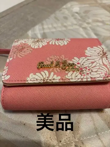 PAUL & JOE 꽃무늬 3단 폴더형 지갑 [ 미사용 새상품과 같음 ]