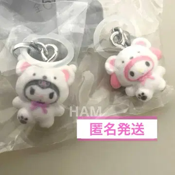 마이멜로디 쿠로미 메지루시 액세서리 산리오 캐릭터즈 포근포근 스노우