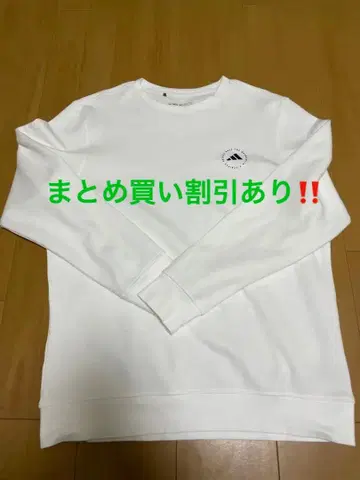 adidas 골프 화이트 스웨터 L