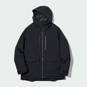 UNIQLO 블랙 다운 자켓 XL