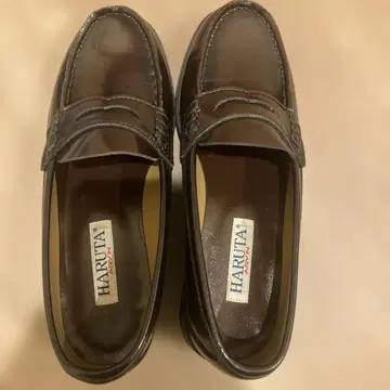 하루타 로퍼 브라운 24cm