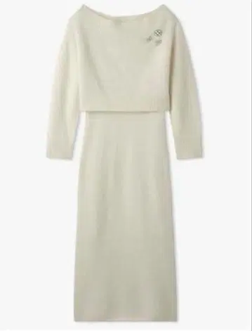 택 포함 미사용 새상품 CELFORD 셀포드 브로치 포함 니트 셋업