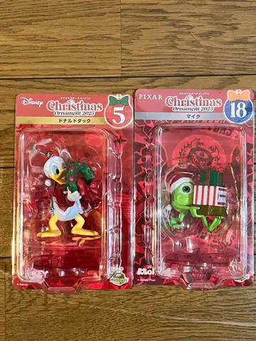 디즈니 해피 복권 크리스마스 오너먼트 2개 세트