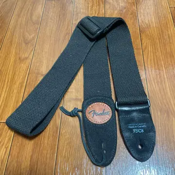[ 희소 ] 펜더 Fender 기타 스트랩 FSC8 캐나다제 블랙
