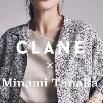 CLANE 다나카 미나미 콜라보 꽃무늬 셔츠 베이지 1