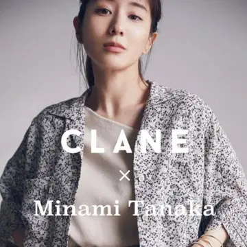 CLANE 다나카 미나미 콜라보 꽃무늬 셔츠 베이지 1