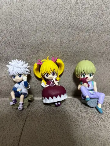 HUNTERXHUNTER 후치피토 피규어 리멘트 3체