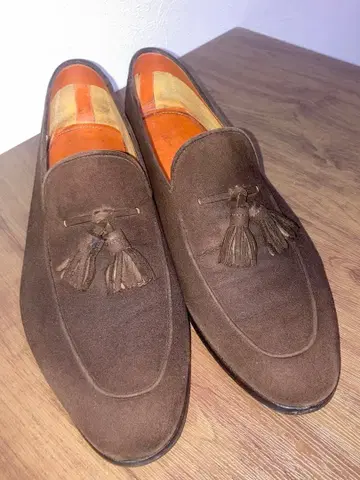 마그나니 MAGNANNI 스웨이드 로퍼 39 25cm