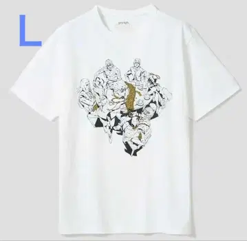 graniph 죠죠의 기묘한 모험 부챠라티 팀 T셔츠 사이즈 L