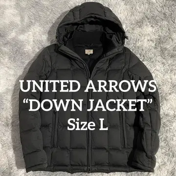UNITED ARROWS 블랙 다운 90% 다운 자켓 L 사이즈
