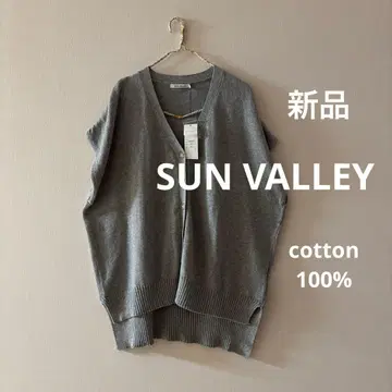 새상품 SUN VALLEY 코튼 베스트