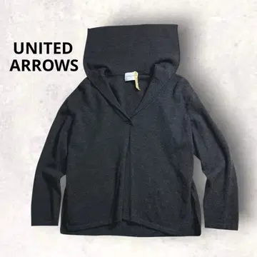 유나이티드 애로우즈 램스울 세일러 카라 니트 그레이 [클리닝 완료]