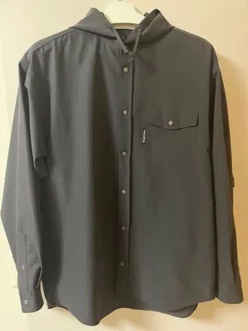 리지마운틴기어 후드 부착 긴팔 셔츠 그레이