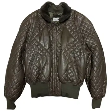 GIAN MARCO VENTURI 이탈리아제 퀼팅 봄버 가죽